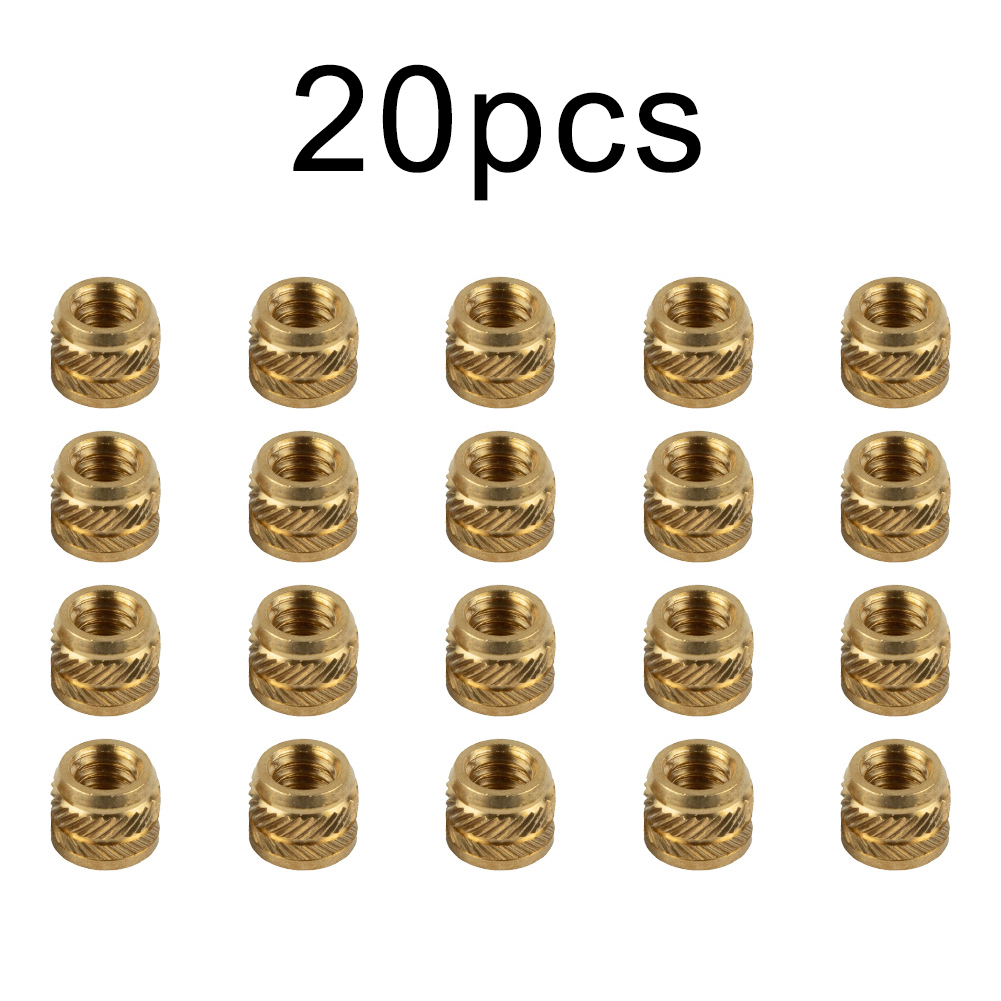 Home Improvement Items - 20pcs 황동 너트 1/4-20 플라스틱 3D