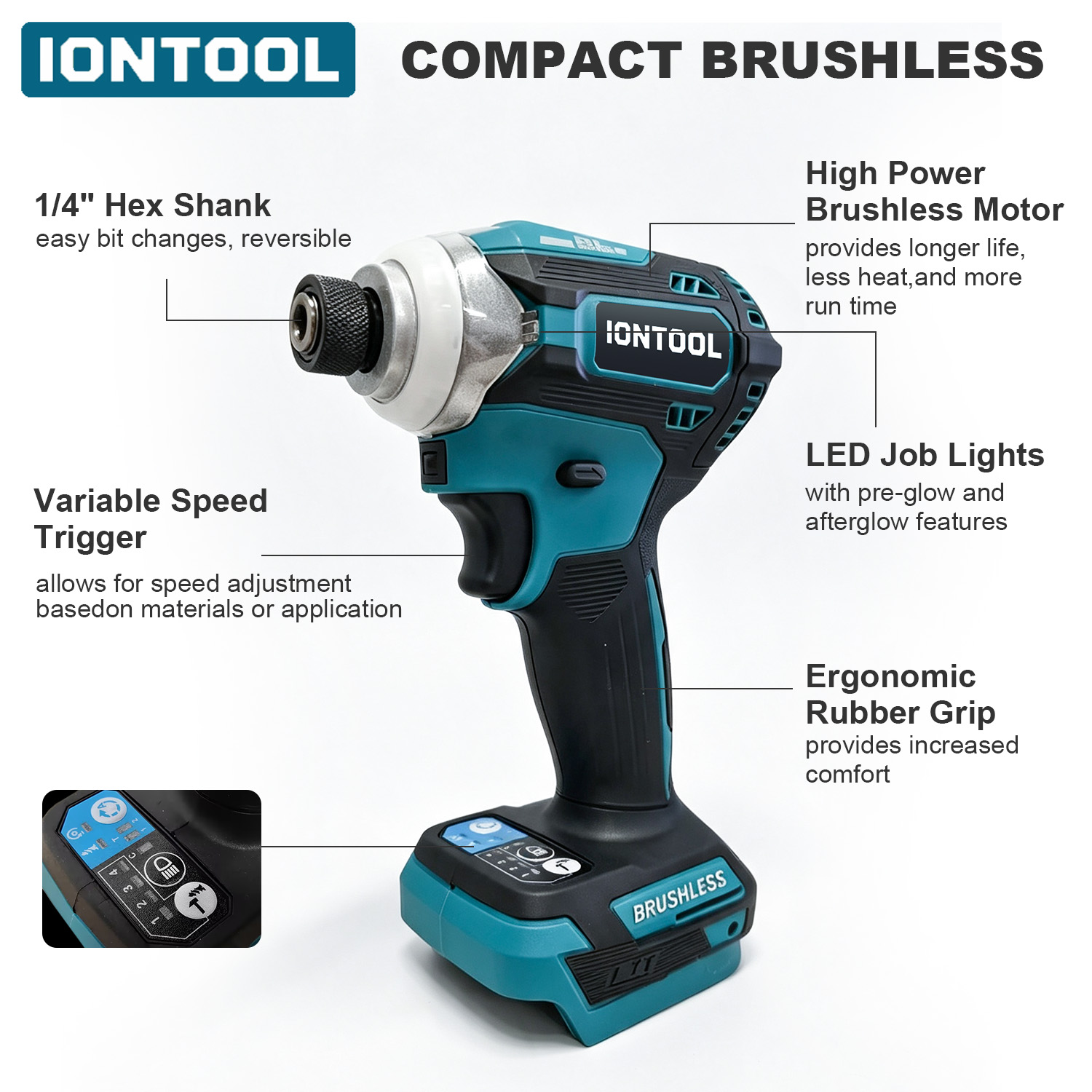 IONTOOL 3600RPM 브러시리스 무선 임팩트 드 - Home Improvement Items 리뷰 및 가격