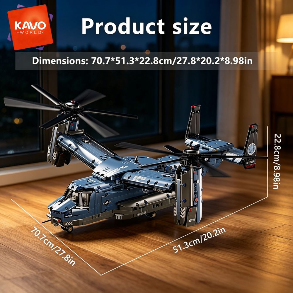 카보월드 1486PCS V-22 오스프리 틸트로터 항공 - Home Improvement By 리뷰 및 가격