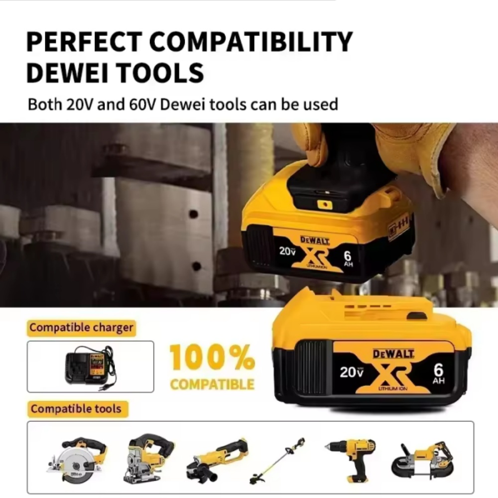 오리지널 DEWALT 18V 20V 6.0AH 리튬 배 - Home Improvement Items 리뷰 및 가격