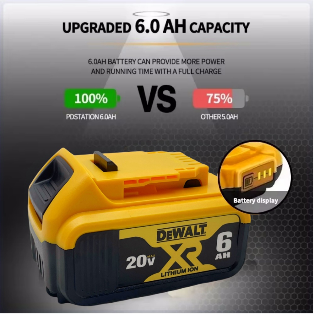 오리지널 DEWALT 18V 20V 6.0AH 리튬 배 - Home Improvement Items 리뷰 및 가격